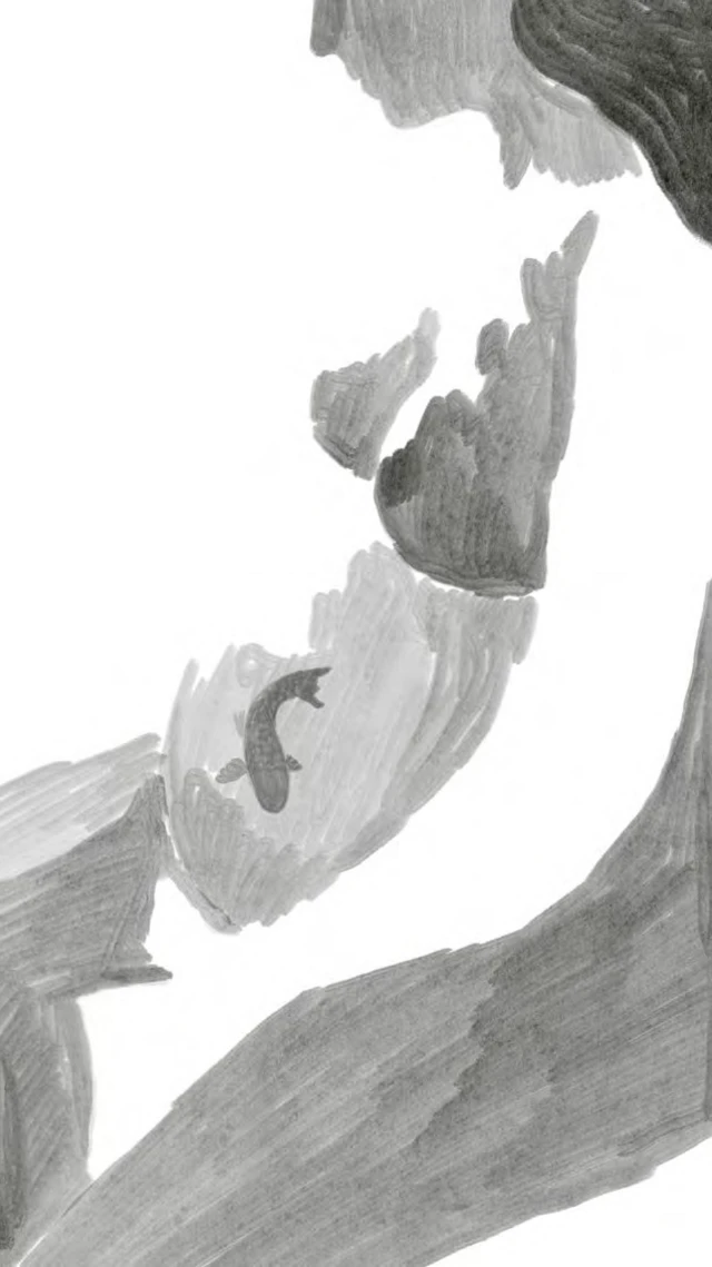 یکی از تصاویر کتاب احضار دوال‌پای رسوایی با بوی پای‌سیب، نوشته سپیده قلیان