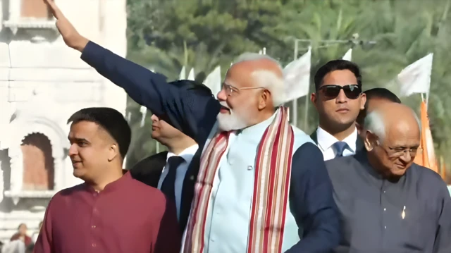 સોમનાથ સ્વાભિમાન પર્વ, નરેન્દ્ર મોદી, ભૂપેન્દ્ર પટેલ, હર્ષ સંઘવી, સોમનાથ સ્વાભિમાન પર્વ, શૌર્ય યાત્રા 