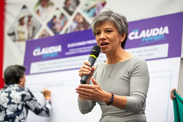 Claudia López, exalcaldesa de Bogotá y candidata presidencial. 