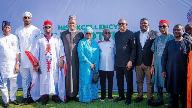 Group Photograph of top leaders of Labour Party, Nigeria