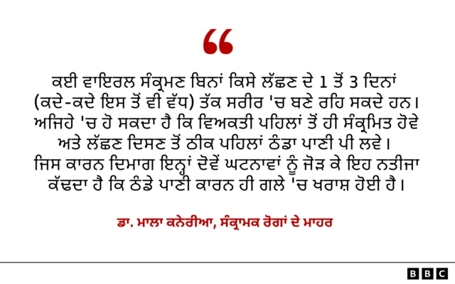 ਡਾ. ਮਾਲਾ ਕਨੇਰੀਆ ਦੀ ਟਿੱਪਣੀ
