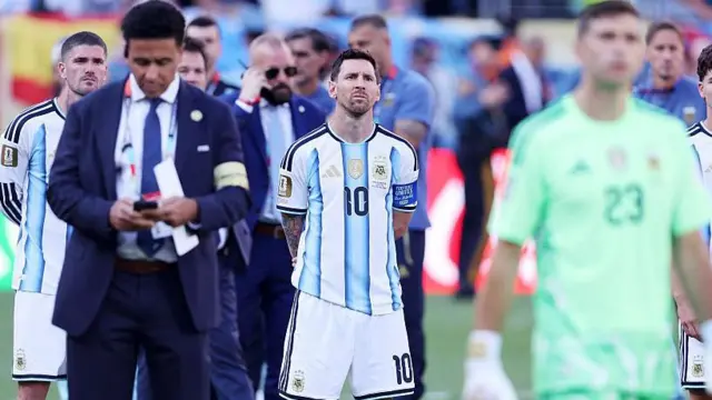 El capitán de Argentina, Lionel Messi