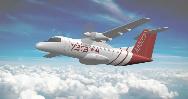 Компьютерное изображение будущего самолета ТВРС-44
