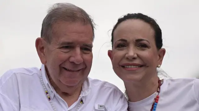 Edmundo Gonzlez and  Mara Corina Machado