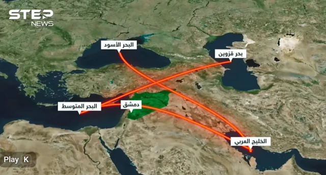خريطة للمشاريع المقترحة عن قناة ستب نيوز على يوتيوب