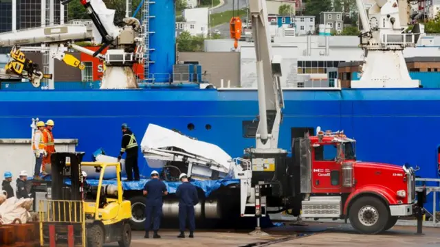 टायटन पाणबुडीचे अवशेष