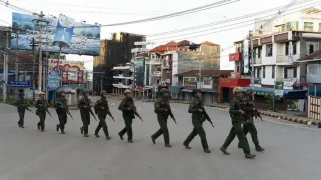 လားရှိုးမြို့ထဲမှာတွေ့ရတဲ့ ကိုးကန့်တပ်(MNDAA)