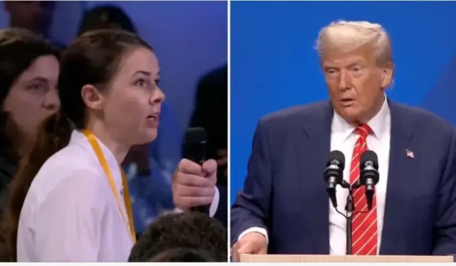 Мирослава Пеца і Дональд Трамп