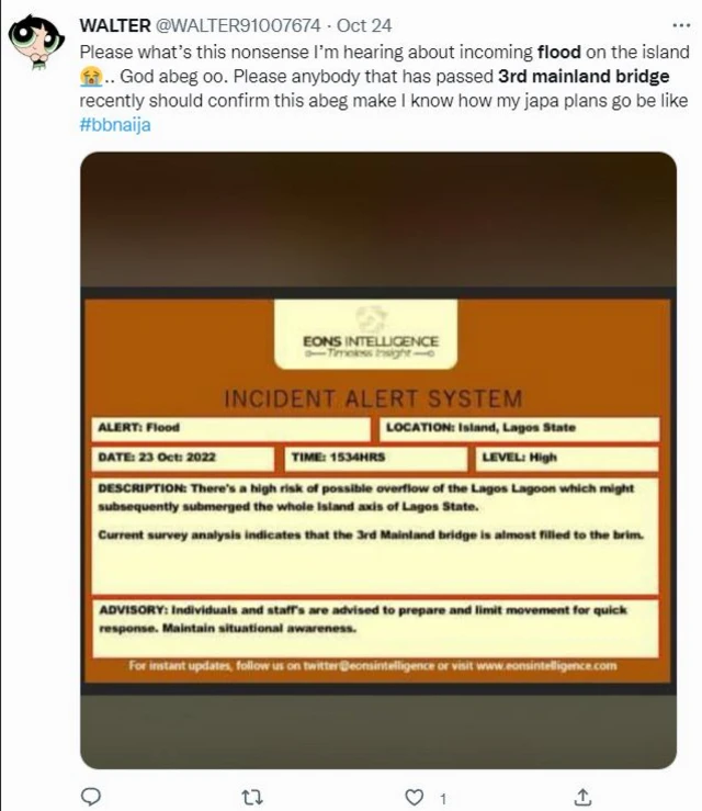 Aworan ọrọ ikede iṣọra faraalu