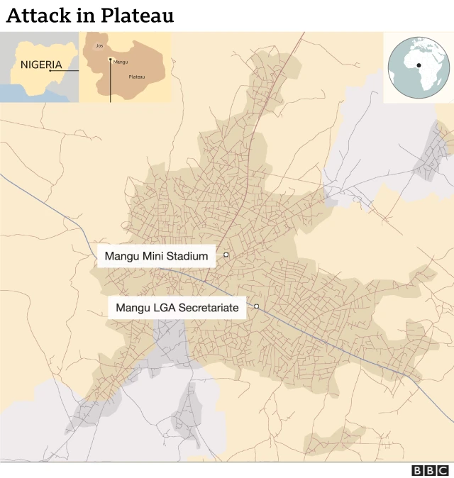 Taswirar yankin Mangu