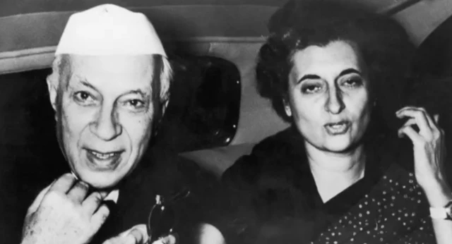 ஜவஹர்லால் நேரு, இந்திரா காந்தி 