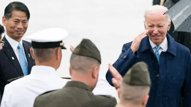 ဂျပန်ကို အမေရိကန် သမ္မတ ဂျိုးဘိုင်ဒင် ရောက်လာပြီ