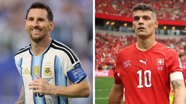 Messi et Xhaka