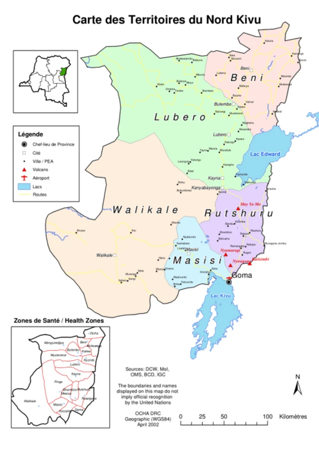 Teritwari ya Lubero ubu irabonwa nk'ahantu hashya ADF itangiye kwibasira