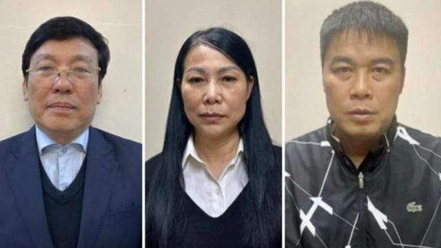 Ảnh ông Lê Duy Thành, bà Hoàng Thị Thúy Lan, ông Nguyễn Văn Hậu (Hậu Pháo)