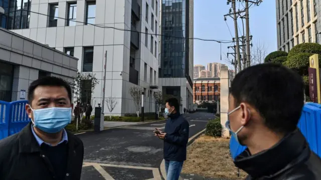 Le Centre de contrôle des maladies de Wuhan a reçu la visite de l'Organisation mondiale de la santé en février 2021.