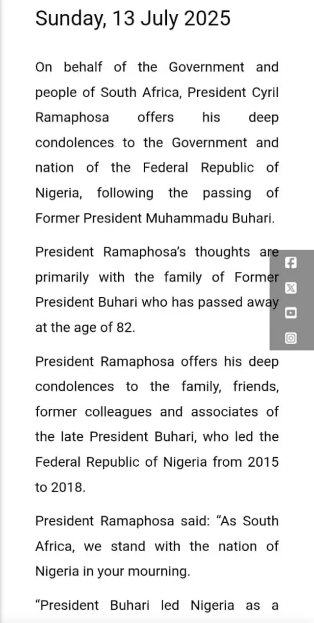 Onyeisiala Cyril Ramaphosa nka mba Saut Afrịka