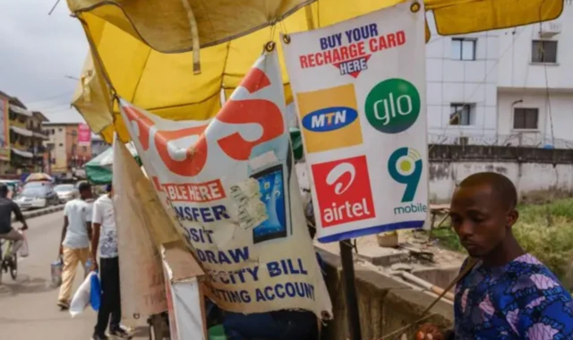Banner displaying logos of the four major telecoms service providers in Nigeria