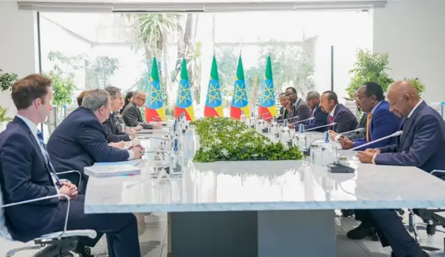 ርክብ ሰበስልጣን ኣመሪካ ምስ ሰብመዚ ኢትዮጵያ ኣብ ኣዲስ ኣበባ