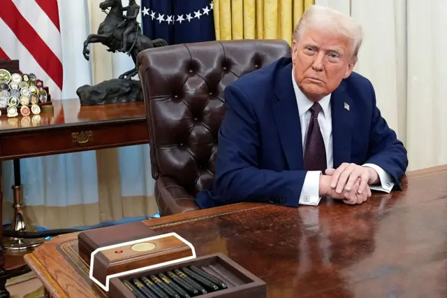 صدر ٹرمپ کے لیے اوول آفس میں ڈائیٹ کوک بٹن کا منفرد سسٹم واپس آ چکا ہے