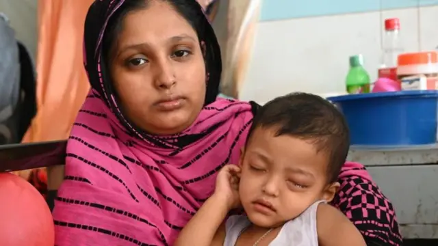 আক্রান্ত শিশু