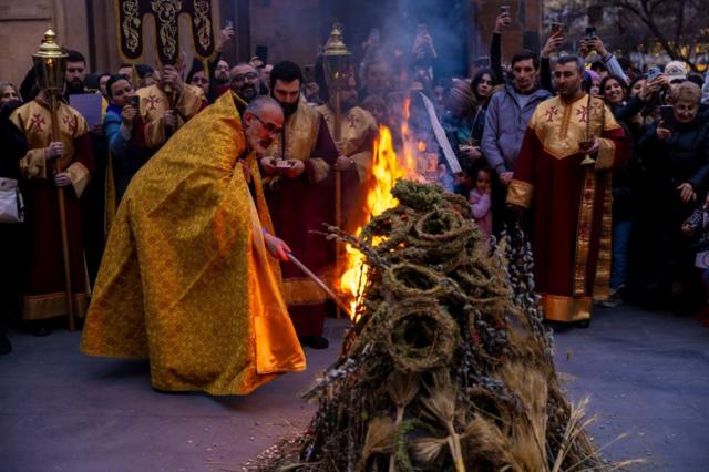 Традиционный ритуал в праздник Сретения
