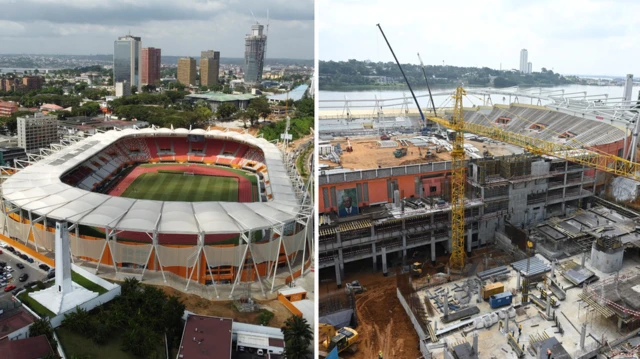 استادیوم فلیکس هوفوئت-بونی (رئیس جمهور سابق و درگذشته ساحل عاج) که میزبان بازی‌های افتتاحیه و فینال جام ملت‌های ۱۹۸۴ بود، برای مسابقات دور نهایی جام ملت‌های آفریقا ۲۰۲۳ بازسازی شده است