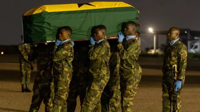 Dem dey carry casket go morgue