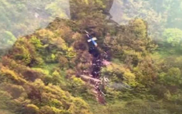 इब्राहिम रईसी का दुर्घटनाग्रस्त हेलिकॉप्टर