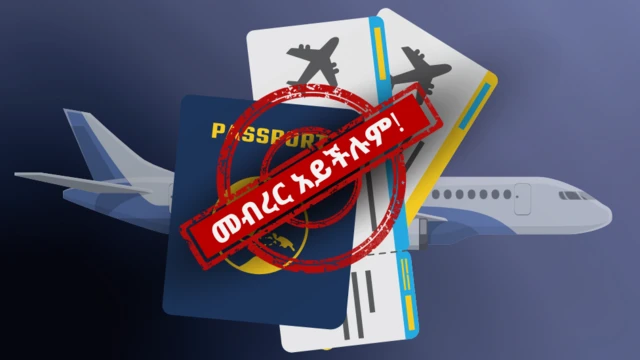 ከበረራ መታገድን የሚያሳይ መግለጫ