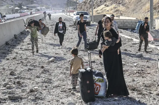 လက်ဘနွန်ကနေ ဆီးရီးယားထဲ ထွက်ပြေးနေရ