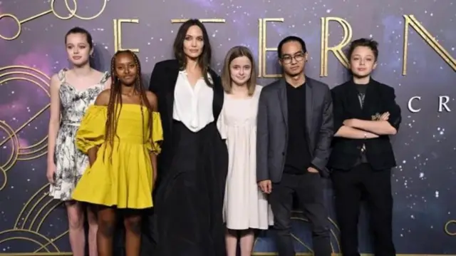 ਐਂਜਲੀਨਾ ਅਤੇ ਉਨ੍ਹਾਂ ਦੇ ਬੱਚੇ 