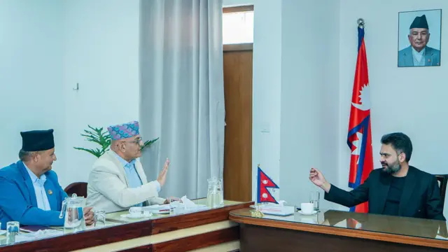 मुख्यमन्त्रीहरूसँग प्रधानमन्त्री वालेन्द्र शाह 'बालेन'