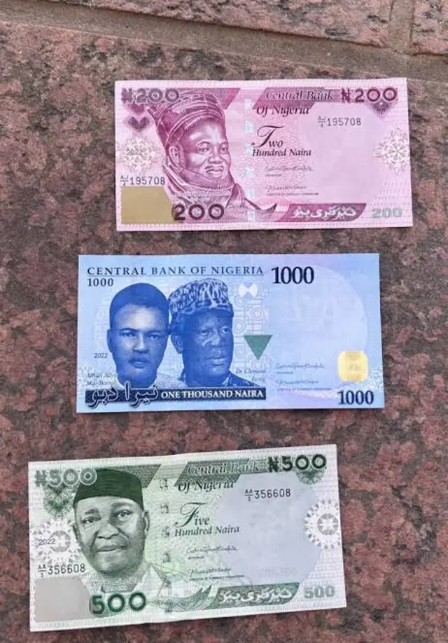 New naira notes