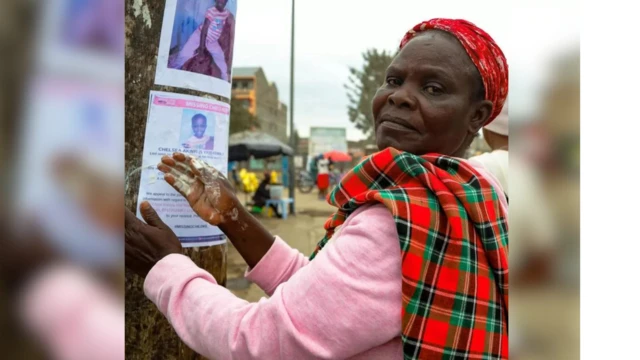 Rosemary dey paste a picture of her missing five-year-old granddaughter