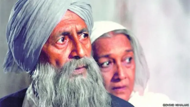 फिल्म तमस में भीष्म साहनी के साथ दीना पाठक