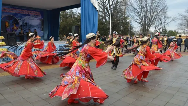 مراسم جشن سده در دوشنبه، تاجیکستان، ۳۰ ژانویه ۲۰۲۴