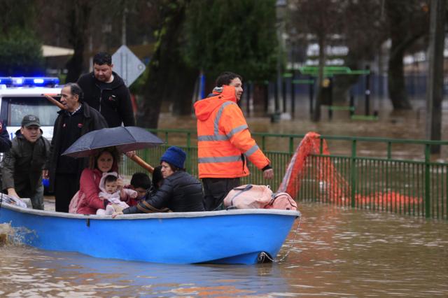 Inundaciones En Chile: Imágenes De Los Efectos De Las Lluvias En El Sur ...