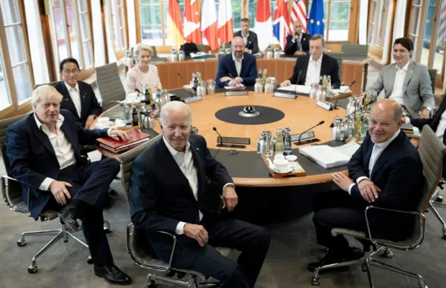G7 leaders