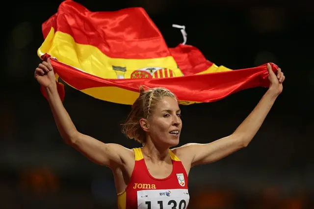 Congost, celebrando una medalla en Londres 2012.