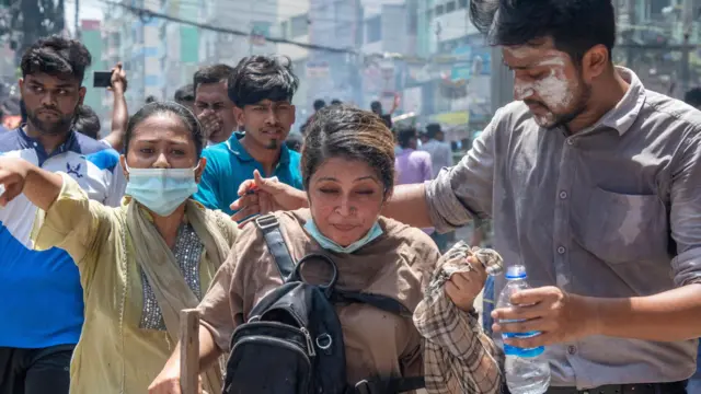 बाङ्ग्लादेशमा भएको प्रदर्शन 