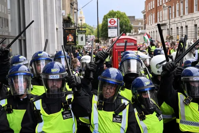 london, protest u londonu