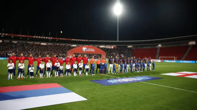 Pred početak utakmice