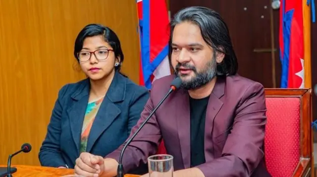 काठमाण्डूका मेयर बालेन्द्र शाह र उपमेयर सुनिता ढङ्गोलको फाइल फोटो। 