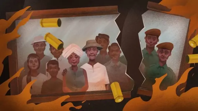 Mchoro wa watu Myanmar