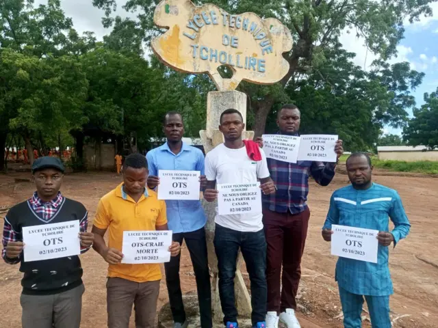 Les enseignants en grève le 02 octobre 2023