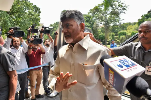 চন্দ্রবাবু নাইডু গত নির্বাচনেও বিজেপির প্রতিপক্ষ শিবিরে ছিলেন