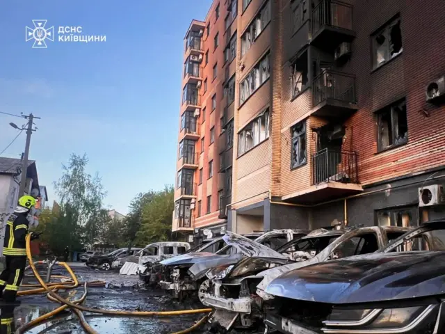 Последствия ударов по Киевской области