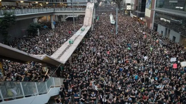 Masu zanga-zanga a Hong Kong 