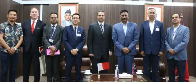 नेपाल आएका बाहरेनका प्रतिनिधिसँग नेपाली श्रम अधिकारीहरूले त्यहाँको रोयल गार्ड्समा नेपाली नागरिकको भर्तीबारे छलफल गरेका थिए